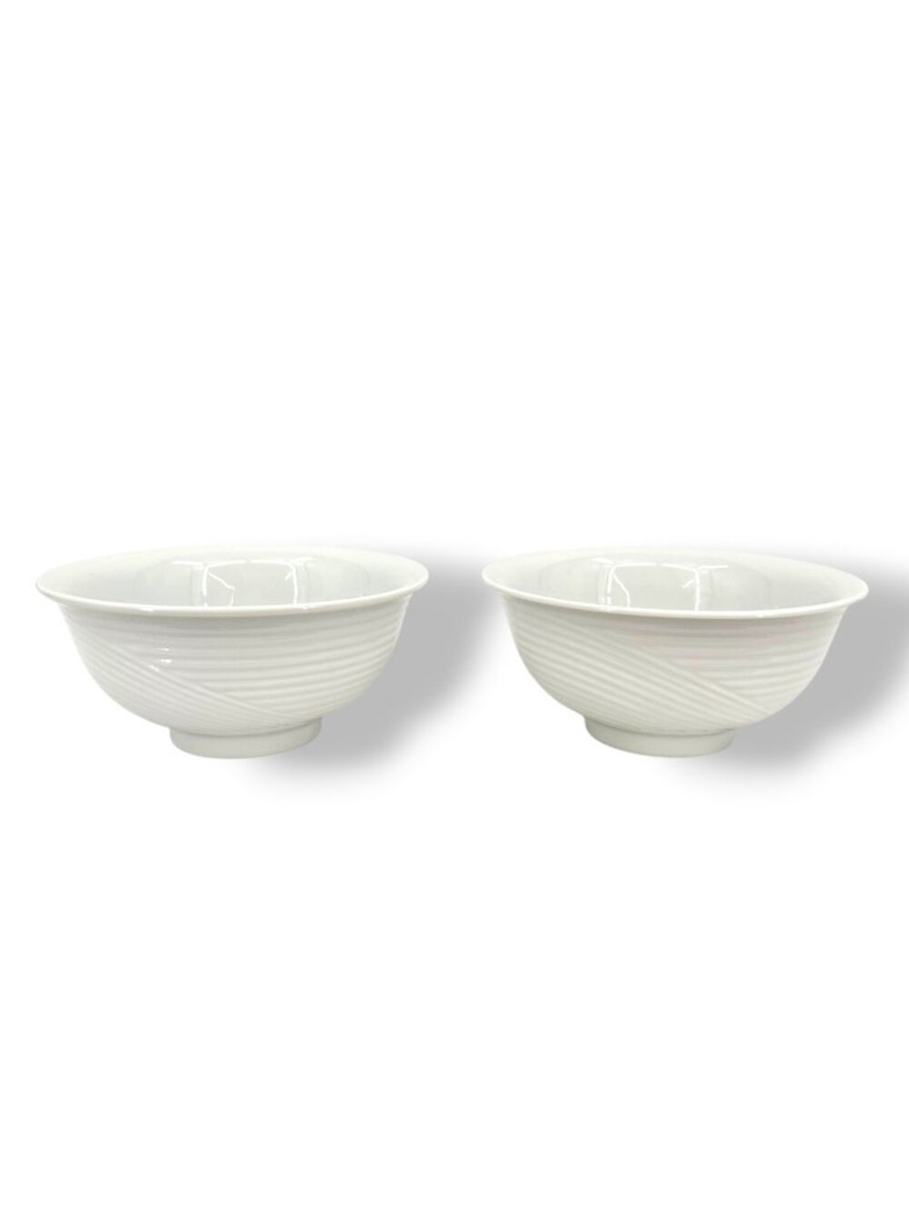 Dansk Tapestries Winter White 5" Fruit Cereal Bowls Jack Lenor Larsen Set Of 2